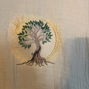 Beautiful Boho 100% cotton embroidered dress